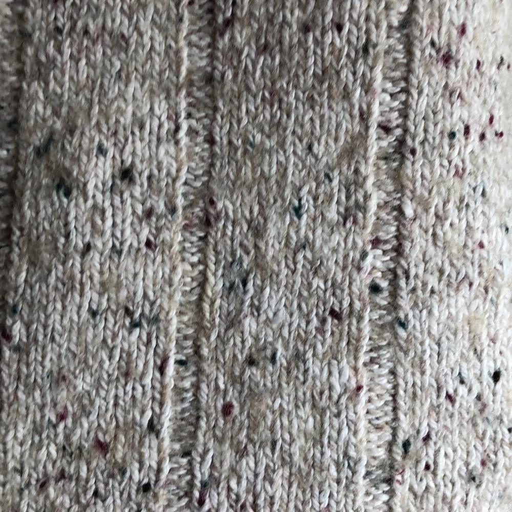 Speckled Cream Winter Pullover - Picture 2 of 5